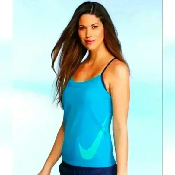 Nike Racerback Tankini Top -  size Medium - Picture 1 of 5